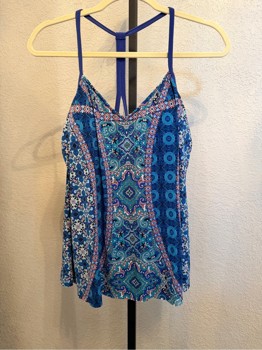 Soma Bohemian Pattern Swim Tankini Camisole